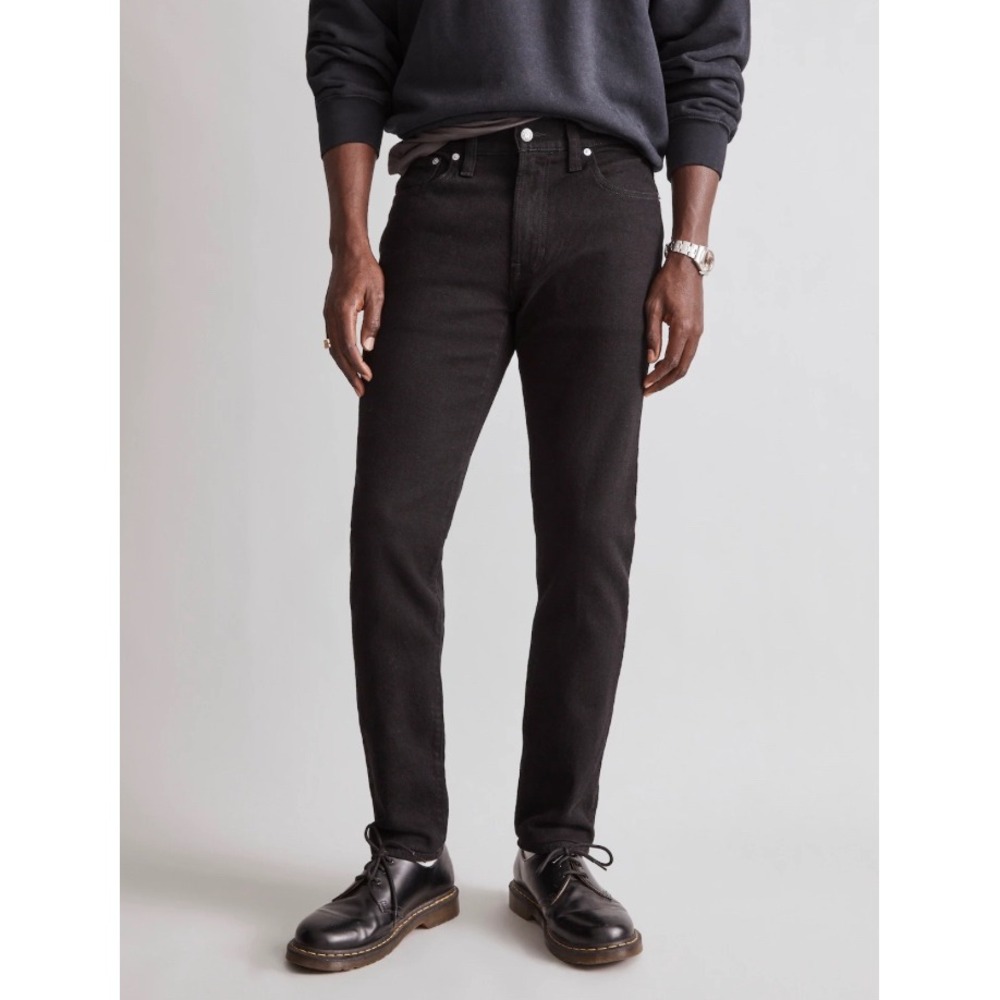Madewell Athletic Slim‎ Jeans Black Men's W40 L30 Cotton Blend NWOT